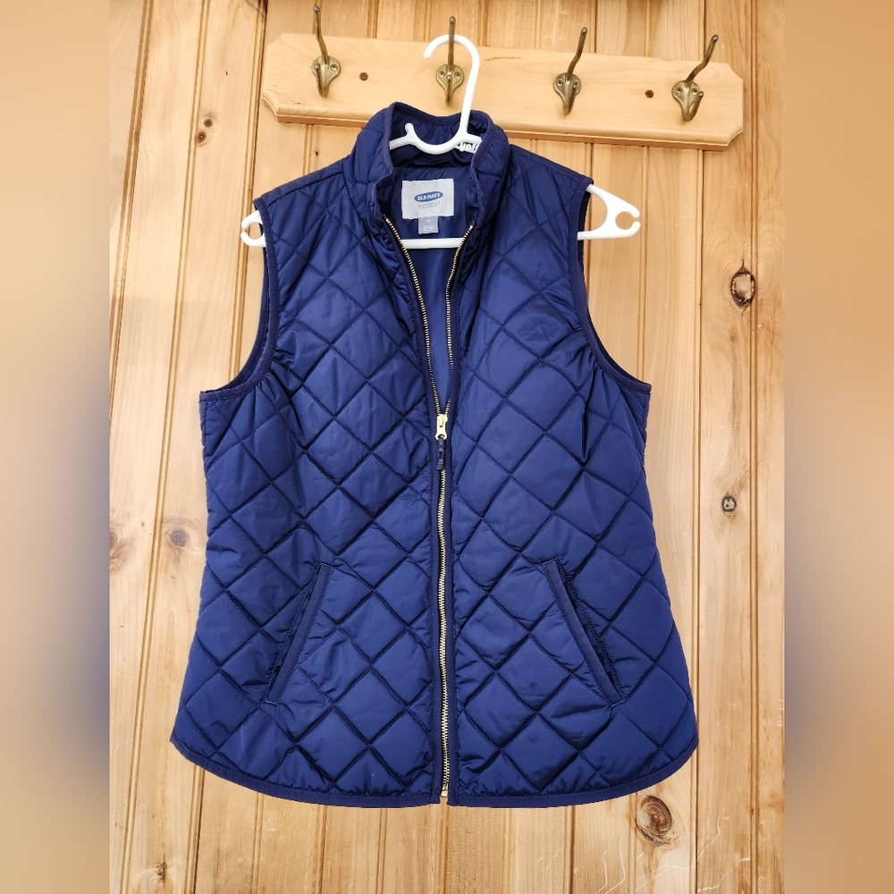 Old Navy Blue Quilted Vest